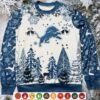 Yoda x NFL Detroit Lions Ugly Christmas Sweater Yoda x NFL Detroit Lions Ugly Christmas Sweater