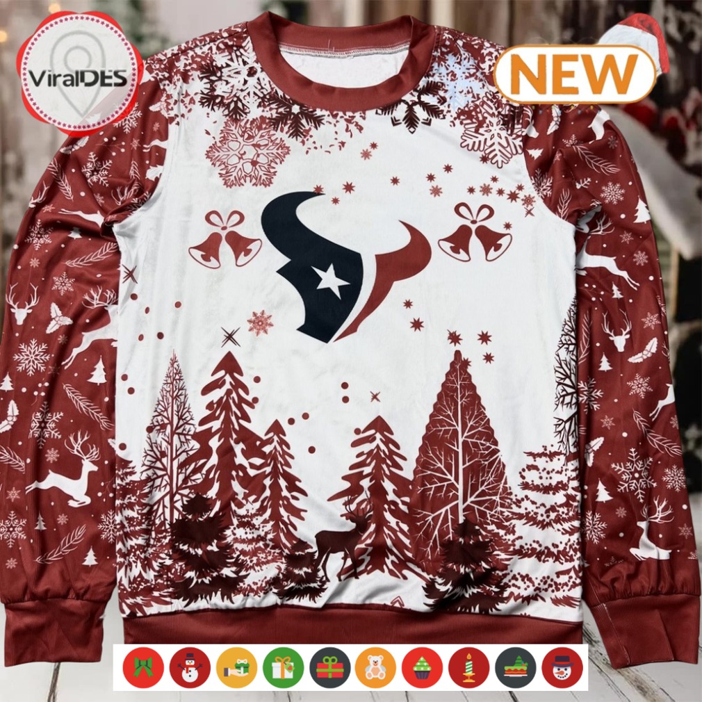 NFL Houston Texans 2025 Christmas Ugly Sweater NFL Houston Texans 2025 Christmas Ugly Sweater