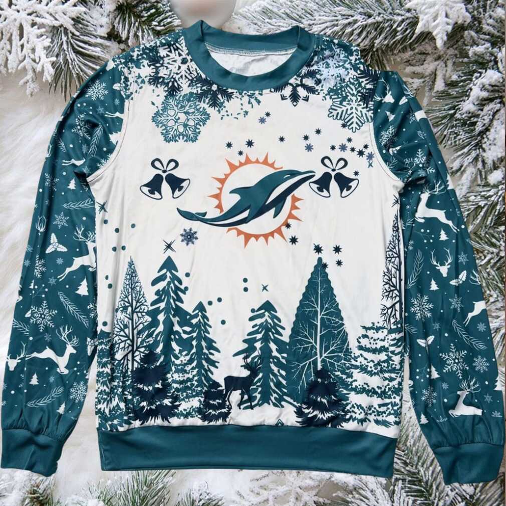 NFL Miami Dolphins 2024 Christmas Ugly Sweater