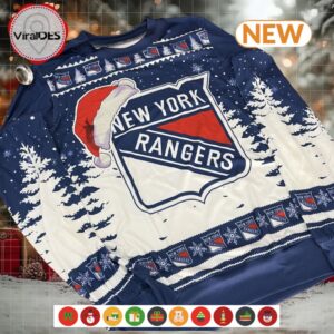 NHL New York Rangers 2024 Christmas Ugly Sweater
