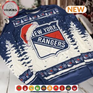 NHL New York Rangers 2024 Christmas Ugly Sweater