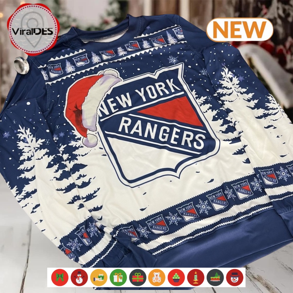 NHL New York Rangers 2025 Christmas Ugly Sweater NHL New York Rangers 2025 Christmas Ugly Sweater