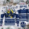 NHL Vancouver Canucks Personalized Name & Number Ugly Christmas Sweater