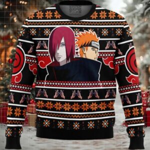 Nagato and Yahiko Pain Shippuden Ugly Christmas Sweater