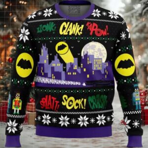 Nananana Christmas Batman DC Comics Ugly Christmas Sweater