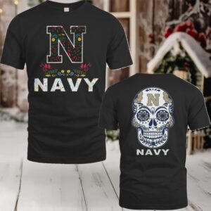Navy Midshipmen College Football Dia De Los Muertos T Shirt