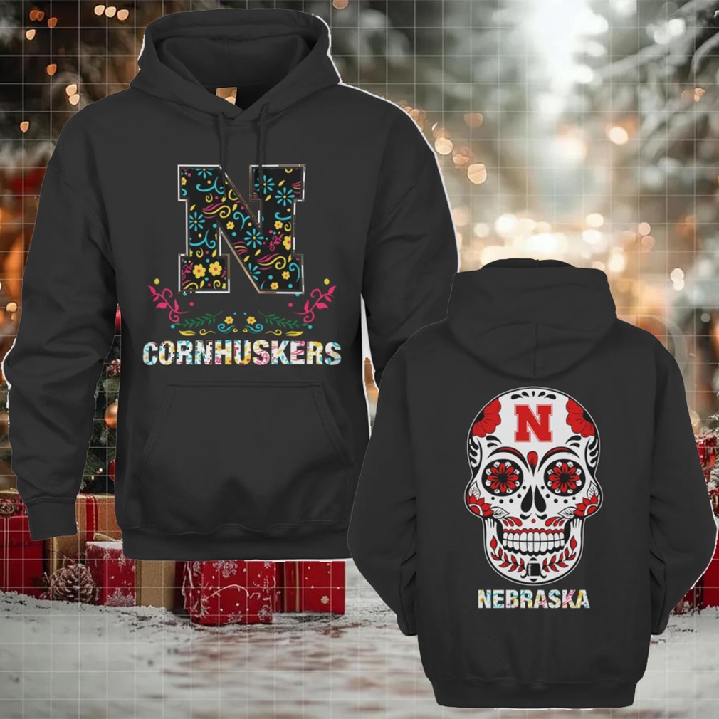 Nebraska Cornhuskers Dia De Los Muertos T Shirt College Football Fan Tee Nebraska Cornhuskers Dia De Los Muertos T Shirt College Football Fan Tee