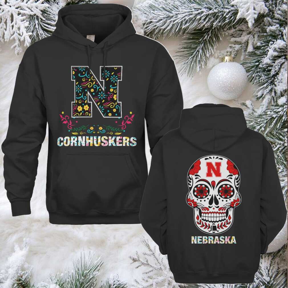 Nebraska Cornhuskers Dia De Los Muertos T Shirt College Football Fan Tee Nebraska Cornhuskers Dia De Los Muertos T Shirt College Football Fan Tee