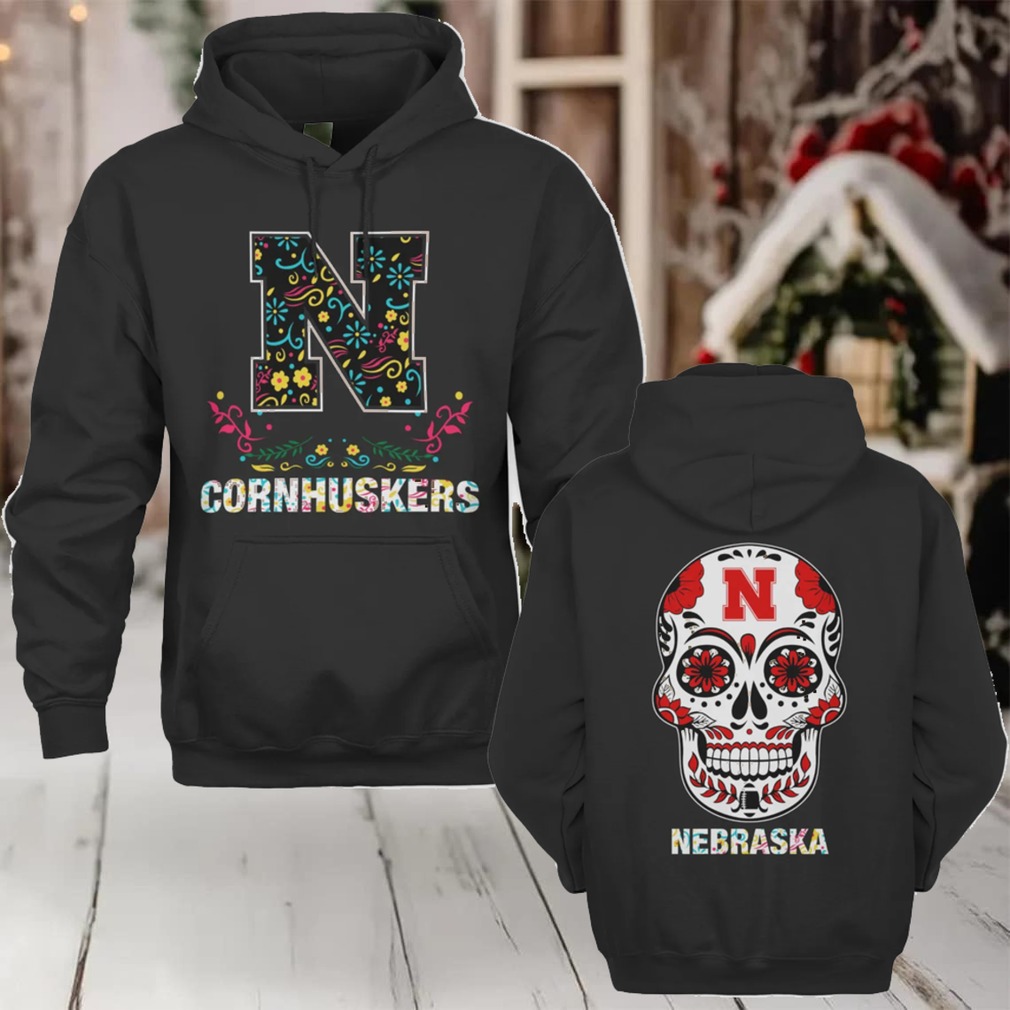 Nebraska Cornhuskers Dia De Los Muertos T Shirt College Football Fan Tee Nebraska Cornhuskers Dia De Los Muertos T Shirt College Football Fan Tee