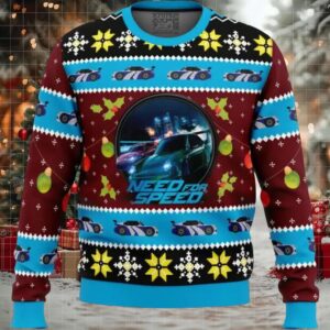 Need For Speed Ugly Christmas Sweater