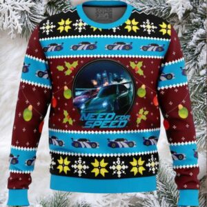 Need For Speed Ugly Christmas Sweater