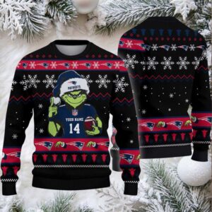 New England Patriots Custom Christmas Ugly Sweater
