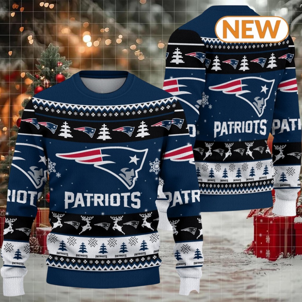 New England Patriots Football Christmas Ugly Sweater