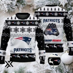 New England Patriots Ugly Christmas Sweater 2025 X7LG2R3KG