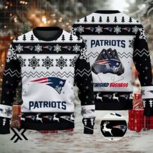 New England Patriots Ugly Christmas Sweater 2025 X7LG2R3KG