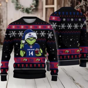 New York Giants Custom Christmas Ugly Sweater