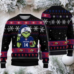 New York Giants Custom Christmas Ugly Sweater