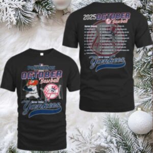 New York Yankees 2025 Postseason October Baseball Shirt