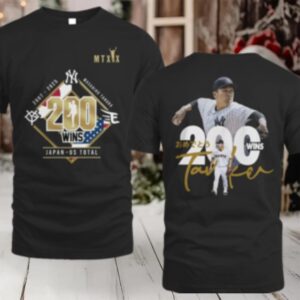 New York Yankees Masahiro Tanaka 200 Wins Celebration 2025 T Shirt