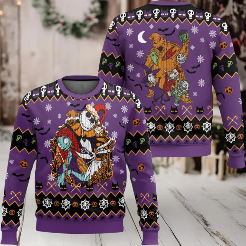 Nightmare Before Christmas Haunted Holidays Ugly Christmas Sweater