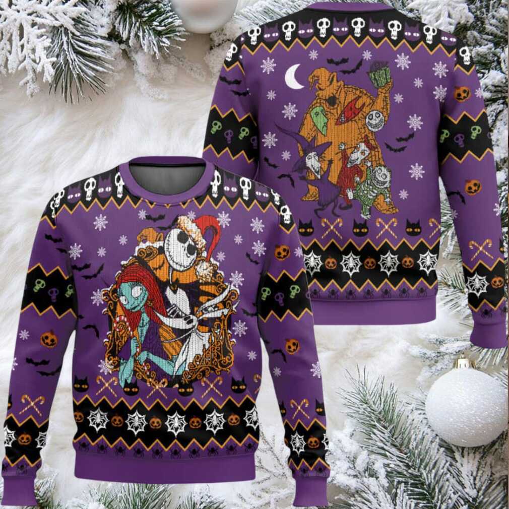 Nightmare Before Christmas Haunted Holidays Ugly Christmas Sweater