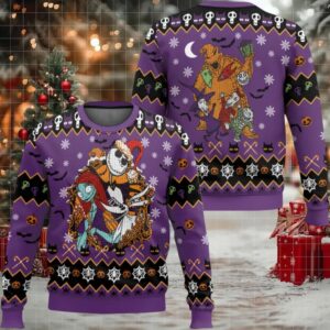 Nightmare Before Christmas Haunted Holidays Ugly Christmas Sweater