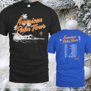 Niko Moon Official Merchandise 2025 American Palm Dateback Fall Tour T Shirt