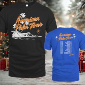 Niko Moon Official Merchandise 2025 American Palm Dateback Fall Tour T Shirt