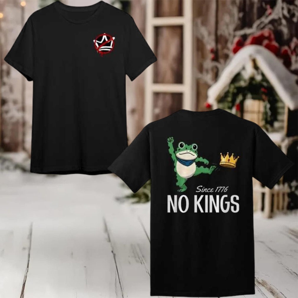 No Kings Portland Frog Protest Slogan 2025 New Two Sided Shirt No Kings Portland Frog Protest Slogan 2025 New Two Sided Shirt