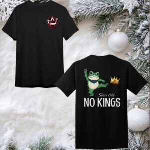No Kings Portland Frog Protest Slogan 2025 New Two Sided Shirt