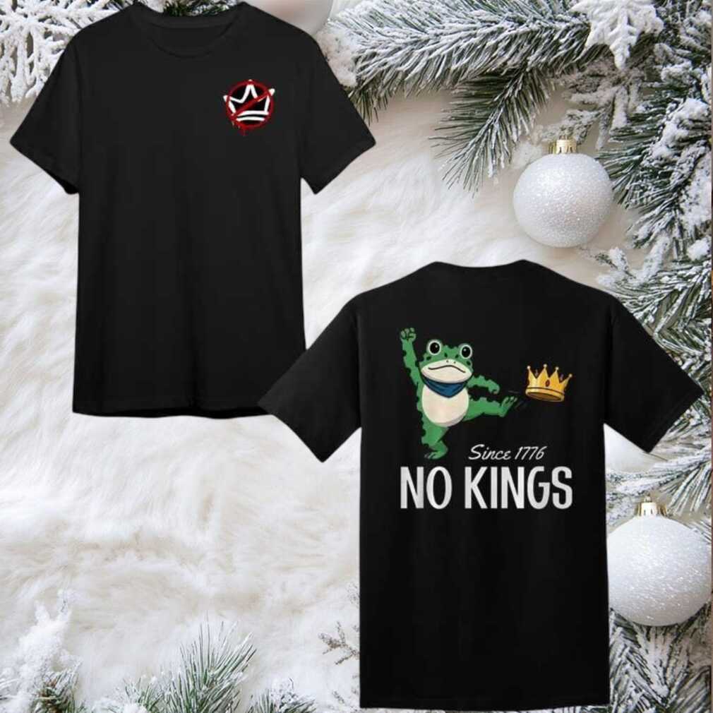 No Kings Portland Frog Protest Slogan 2025 New Two Sided Shirt No Kings Portland Frog Protest Slogan 2025 New Two Sided Shirt