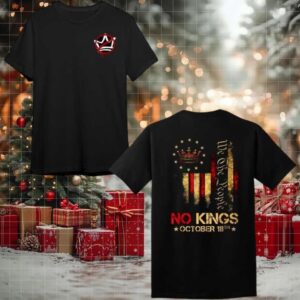 No Kings in America We The People 2025 New Two Sided Shirt