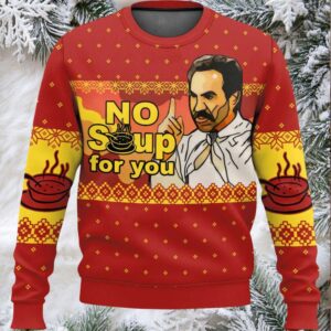 No Soup For You Seinfeld Christmas Sweater