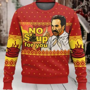 No Soup For You Seinfeld Christmas Sweater