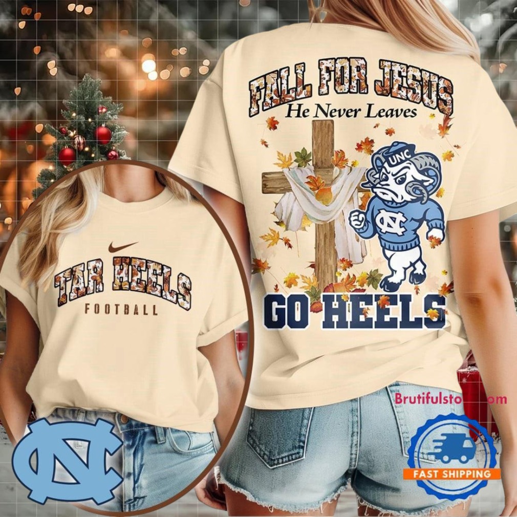 North Carolina Tar Heels 2025 NCAA Season Fall For Jesus Unisex 3D Shirt