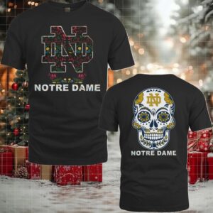 Notre Dame Fighting Irish College Football Dia De Los Muertos T Shirt
