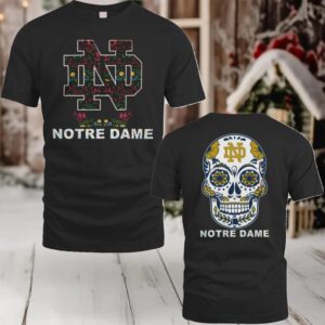 Notre Dame Fighting Irish College Football Dia De Los Muertos T Shirt