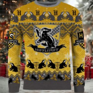 O Hufflepuff Night Ugly Christmas Sweater