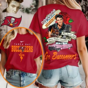 Tampa Bay Buccaneers NFL Elvis Presley Rose Shirt