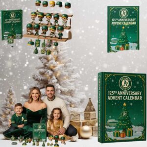 Oakland Athletics 125th Anniversary Advent Calendar Christmas