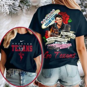 Houston Texans NFL Elvis Presley Rose Shirt