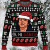 Nhl Anaheim Ducks Ugly Sweater Santa Claus Snowman Ugly Christmas Sweater