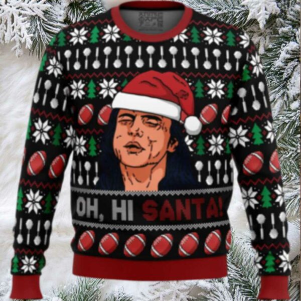 Oh, Hi Santa The Room Ugly Christmas Sweater