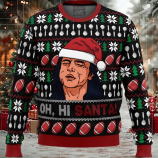 Oh, Hi Santa The Room Ugly Christmas Sweater