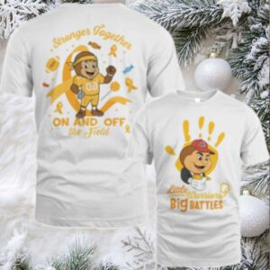 Ohio State Buckeyes Little Warriors Big Battles Childhood Cancer T Shirt
