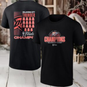 Oklahoma City Thunder finals champions defensive rebound roster shirt