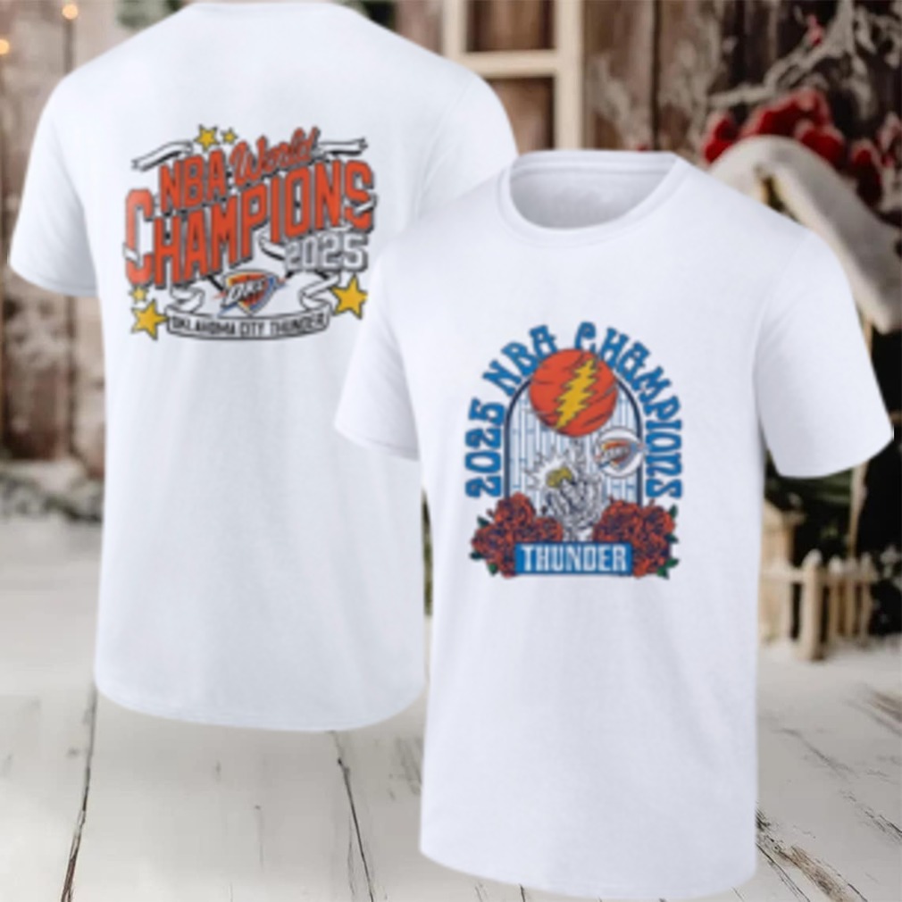 Oklahoma City Thunder finals champions x Grateful Dead logo shirt