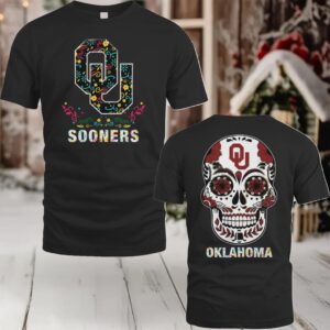 Oklahoma Sooners College Football Dia De Los Muertos T Shirt