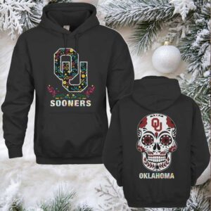 Oklahoma Sooners Dia De Los Muertos T Shirt College Football Fan Tee