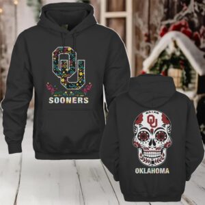 Oklahoma Sooners Dia De Los Muertos T Shirt College Football Fan Tee